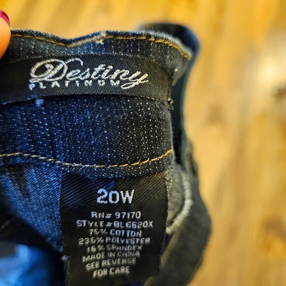 Y2K Maxi‎ Denim Skirts 20W. Destiny Platinum. Instyle. Popular. Flare bottom. - Picture 12 of 12